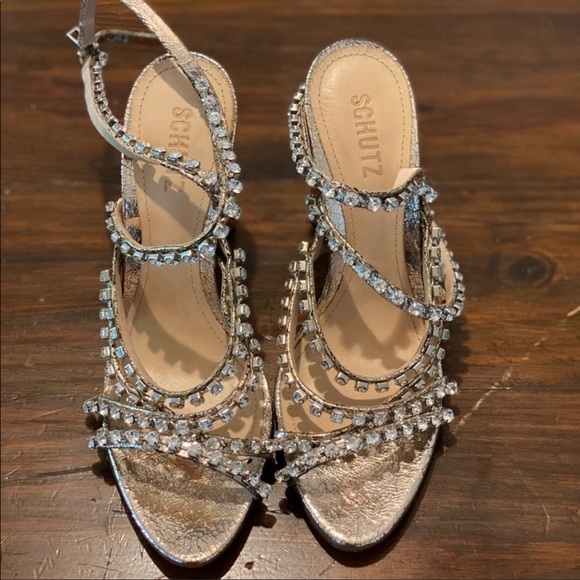 Schutz gold heels - Picture 2 of 3